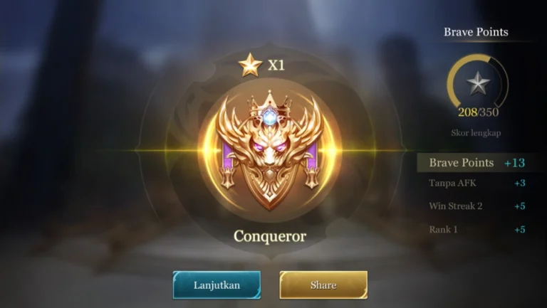 Mencapai Puncak Menelusuri Rank Tertinggi di Arena of Valor