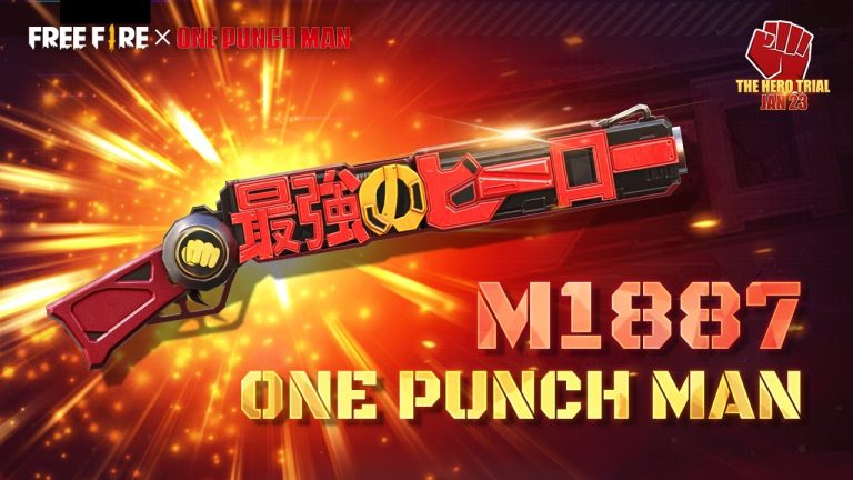 One Punch Man M1887 Senjata Kekuatan di Free Fire