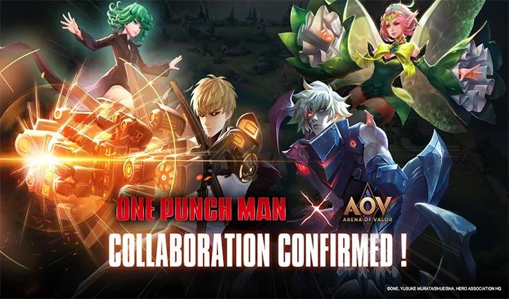 aov yang pernah colab bersama One-Punch Man